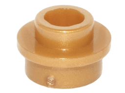 Plate, Round 1 x 1 with Open Stud