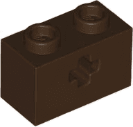 Technic, Brick 1 x 2 with Axle Hole