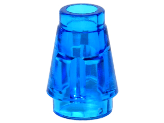 Cone 1 x 1 with Top Groove
