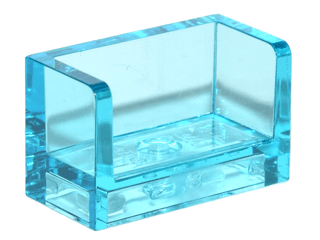 Panel 1 x 2 x 1 with Rounded Corners and 2 Sides