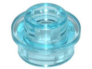 Plate, Round 1 x 1 with Open Stud