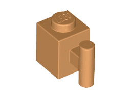 Brick, Modified 1 x 1 with Bar Handle