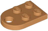 Plate, Modified 2 x 3 with Hole