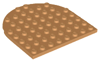 Plate, Round 8 x 8 Rounded End