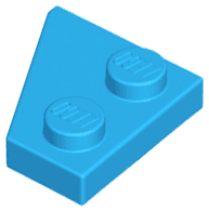 Wedge, Plate 2 x 2  Right