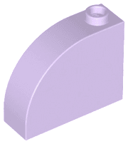 Slope, Curved 3 x 1 x 2 with Hollow Stud