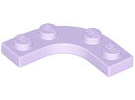 Plate, Round Corner 3 x 3 with 2 x 2 Curved Cutout
