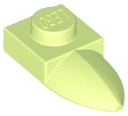 Plate, Modified 1 x 1 with Tooth Horizontal