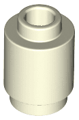Brick, Round  1 x 1