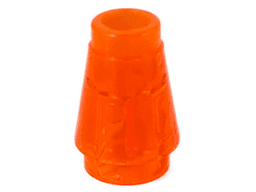Cone 1 x 1 with Top Groove