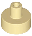 Tile, Round 1 x 1 with Bar and Small Pin Hole