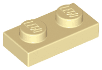 Plate 1 x 2