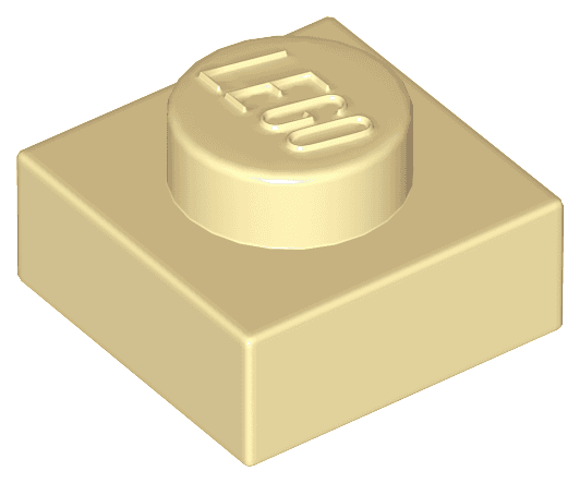 Plate 1 x 1