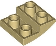 Slope, Curved 2 x 2 x 2/3 Inverted