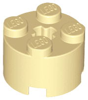 Brick, Round 2 x 2 with Axle Hole