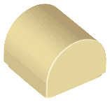 Slope, Curved 1 x 1 x 2/3 Double