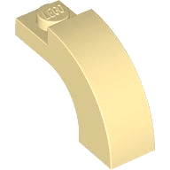 Arch 1 x 3 x 1 2/3 Curved Top