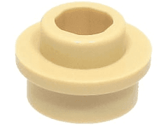 Plate, Round 1 x 1 with Open Stud