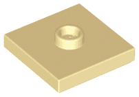 Plate, Modified 2 x 2 with Groove and 1 Stud in Center (Jumper)