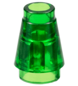 Cone 1 x 1 with Top Groove