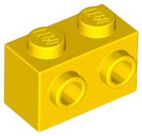 Brick, Modified 1 x 2 with Studs on 1 Side