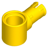 Technic, Pin with Friction Ridges and Pin Hole