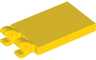 Tile, Modified 2 x 3 with 2 Open O Clips