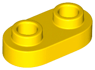 Plate, Round 1 x 2 with Open Studs
