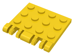 Hinge Plate 3 x 4 Locking Dual 2 Fingers