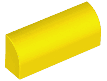 Slope, Curved 1 x 4 x 1 1/3