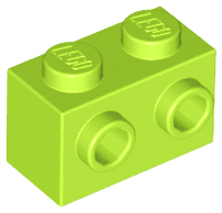 Brick, Modified 1 x 2 with Studs on 1 Side