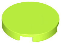 Tile, Round 2 x 2 with Bottom Stud Holder