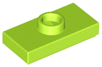 Plate, Modified 1 x 2 with 1 Stud with Groove and Bottom Stud Holder (Jumper)