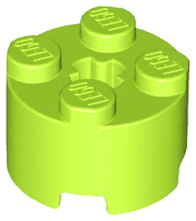 Brick, Round 2 x 2 with Axle Hole