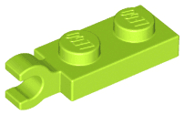 Plate, Modified 1 x 2 with Clip on End (Horizontal Grip)