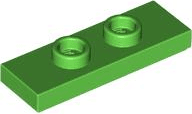 Plate, Modified 1 x 3 with 2 Studs (Double Jumper)