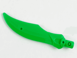 Minifigure, Weapon Sword Curved Blade with Bar