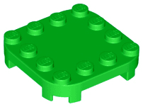 Plate, Modified 4 x 4 with Rounded Corners and 4 Feet