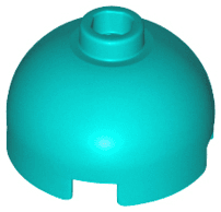 Brick, Round 2 x 2 Dome Top