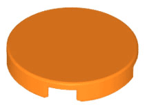 Tile, Round 2 x 2 with Bottom Stud Holder