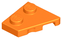 Wedge, Plate 2 x 2  Left