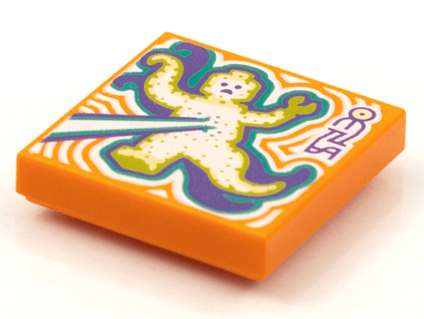 Tile 2 x 2 with BeatBit Album Cover - Ghost Zapping Pattern