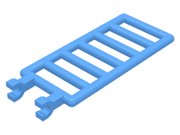 Bar 7 x 3 with 2 U Clips (Ladder)