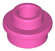 Plate, Round 1 x 1 with Open Stud