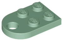 Plate, Modified 2 x 3 with Hole