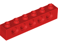Technic, Brick 1 x 6 with Holes