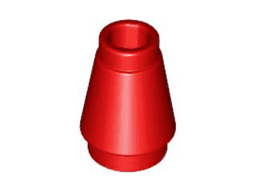 Cone 1 x 1 with Top Groove