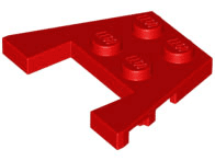 Wedge, Plate 3 x 4 with Stud Notches