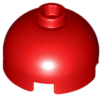 Brick, Round 2 x 2 Dome Top