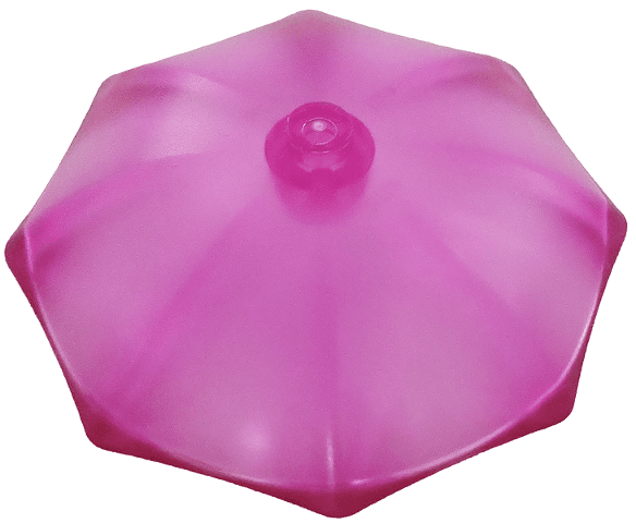 Minifigure, Utensil Umbrella Top with No Bottom Flaps, 6 x 6 with Top Stud